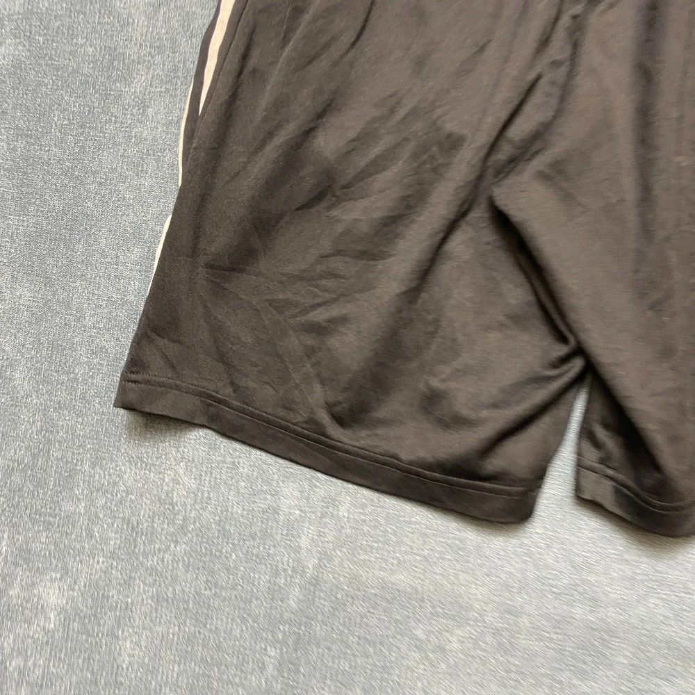Adidas Primeblue Aeroready Basketball Shorts Mens Medium Black Striped Athletic